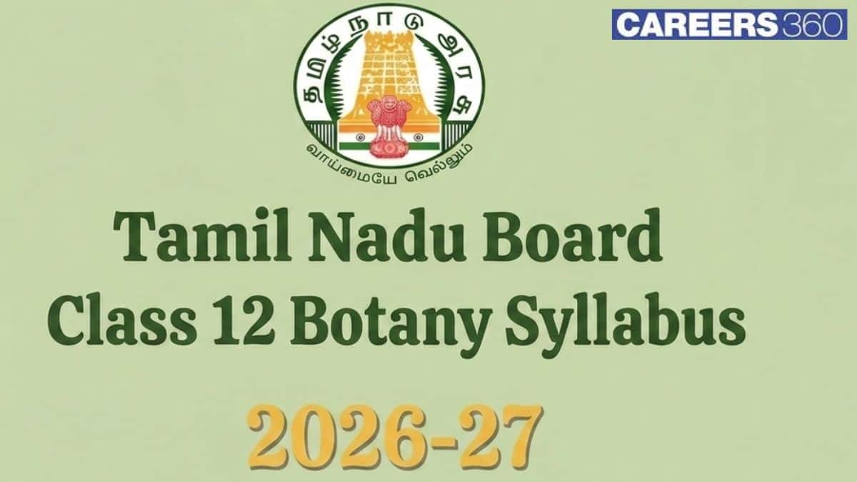 Tamil Nadu Board Class 12 Botany Syllabus 2025 Free PDF Download